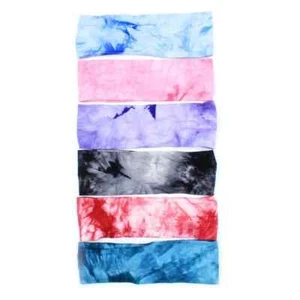 Nuevo Damas Niñas 7 cm Ancho Corbata Estampado Bandeau Jersey Diadema Elástica - Imagen 1 de 2