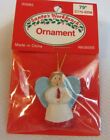 Santa`S Work Bench Miniature 1-1/8"  Angel Holding Candle  Ornament