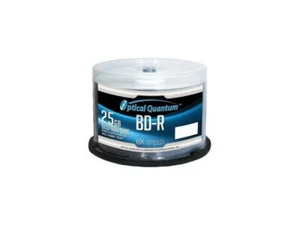 Optical Quantum 25GB 6X BD-R 50 Packs Blu-ray Disc Model OQBDR06ST-50 - Picture 1 of 1