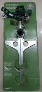 Orbit Metal Impact Sprinkler on Metal T-Spike Brand New! - Picture 1 of 2