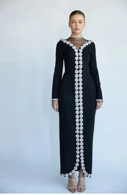 Caftán de terciopelo con hiyab ropa isálmica caftán Abaya Farasha JALABIYA Foto 1 de 2