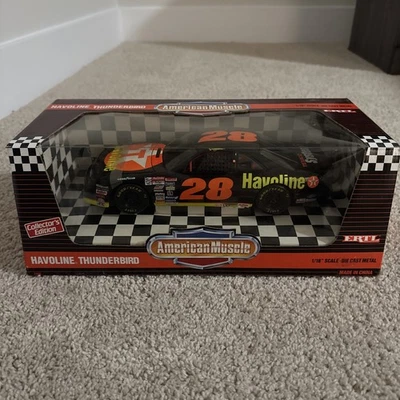 1993 Ertl American Muscle DAVEY ALLISON #28 Havoline 1/18 Nascar Diecast - Image 1 of 4