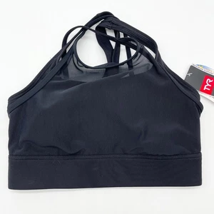 TYR Chloe Top Black Sports Bra Swim Top High Impact UPF 50+ Activewear Outdoor - Picture 1 of 10