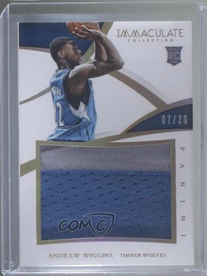 2014-15 Panini Immaculate Rookie Jerseys Prime /20 Andrew Wiggins #RJ-AW RC - Image 1 of 2