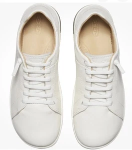 KEEN KNX Sneakers in pizzo da donna - Scarpe casual slip-on in pelle bianco stella - Foto 1 di 7