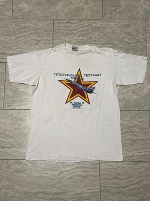 Camiseta De Colección 1988 Blackbird Sukhoi SU-27 Fighter Jet Talla XL Rusia URSS Soviética Foto 1 de 4
