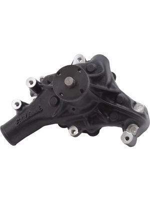 Edelbrock Water Pump Mechanical Long High-Volume Aluminium Black Powderc (88113) - Image 1 of 4