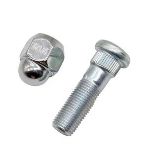 Silver Wheel Hub Bolt Stud & Nut SET for Impreza for WRX STI 2007 2019 - Picture 1 of 15