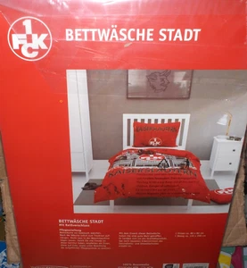 1.FC KAISERSLAUTERN Bettwäsche 135/200+80/80 mit Reißverschluss NEU,Lizenz,OVP - Bild 1 von 1