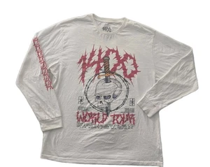 Trippie Redd Men's Long Sleeve 100 %Cotton Band T-Shirt 1400 World Tour Sz Lg - Imagen 1 de 11