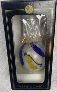 Darsee & Davids Effusion Duftlampe weiß lila gelb - offener Karton - Bild 1 von 2