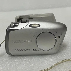 Olympus Stylus Verve 4.0 MP Mini Digital Camera w Battery & Charger As Is READ - Picture 1 of 20