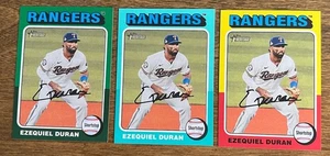Parallels Lotto di 3 - 2024 Heritage - #588 - Ezequiel Duran - Acqua/Verde/Base - Foto 1 di 2