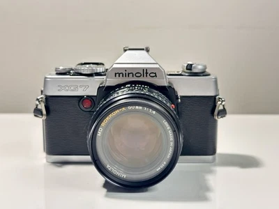 Cámara fotográfica Minolta XG-7 con lente Rokkor-X 50 mm f1,4 - casi como nueva probada Foto 1 de 4