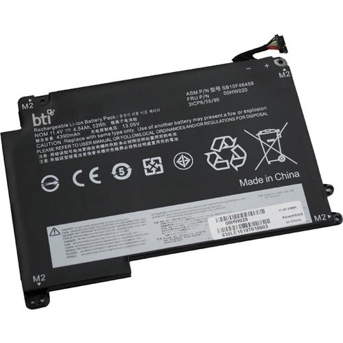 BATERÍA LI-ION BTI 00HW020-BTI 11.4V 53WHR 00HW020, 00HW021, SB10F46458, SB10F46 Foto 1 de 1