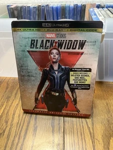 Black Widow (2021) 4K Ultra HD Blu-ray 2-Disc US Release mit Schutzhülle - Bild 1 von 3
