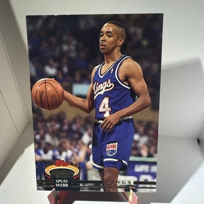 1992 Spud Webb Topps Stadium Club Basketball #72 Sacramento Kings - Image 1 of 2