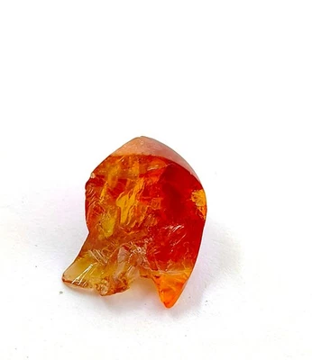 TOP IF FLAWLESS ORANGE SPESSARTITE GARNET UNHEATED FACET ROUGH GEMSTONE K22 - Image 1 of 4