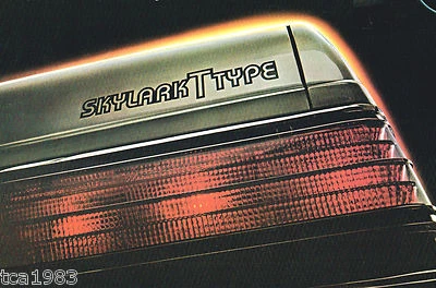 1983 BUICK T TYPES Brochure: RIVIERA,SKYLARK,REGAL,TURBO, Type - Image 1 of 4