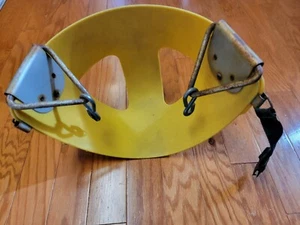Set oscillante parco giochi giallo mezzo secchio per seggiolino bambino gioco gioco all'aperto - Foto 1 di 12