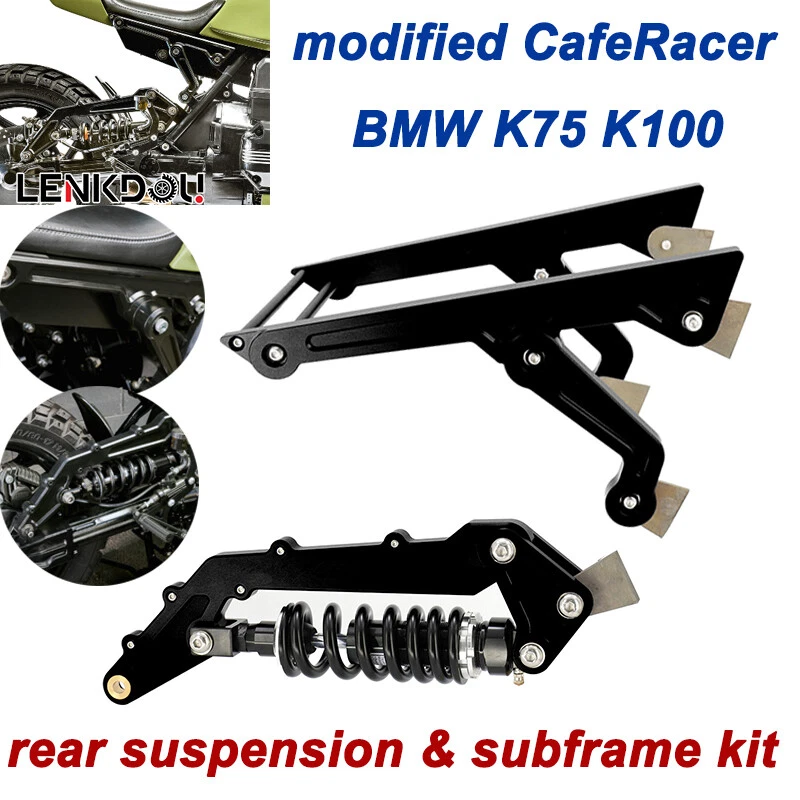 Kit de amortiguador trasero Pro-link para BMW K1100 K100 K75 Cafe Racer soporte asientos modificados Foto 1 de 4