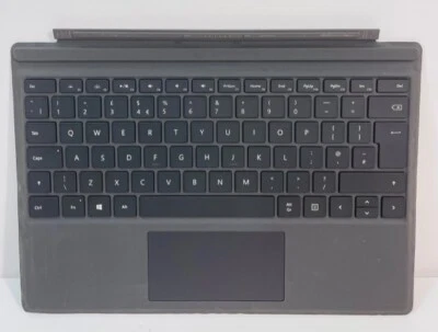 Microsoft Surface Pro 4 TypeCover Black Works With Pro 4/5/6 UK Layout (1235) - Image 1 of 3