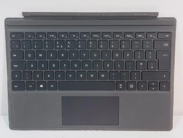 Microsoft Surface Pro 4 TypeCover Black Works With Pro 4/5/6 UK Layout (1235) - Image 1 of 3