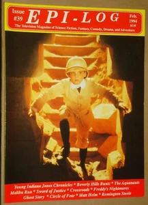 Epi-Log Magazine Square Spine #39 Feb 1994 Young Indiana Jones Chronicles - Picture 1 of 2