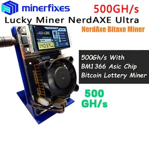 Lucky Miner NerdAXE Ultra DIY 500gh/s 12w BM1366 Asic Chip Bitcoin Cypto Miner - Picture 1 of 10