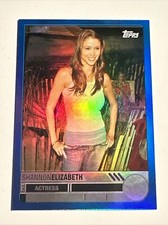 2005-06 Topps Chrome Blue Refractor 14/33 Shannon Elizabeth #142 Rookie RC NM