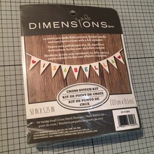 dimensions cross stitch Kit Pennant Banner