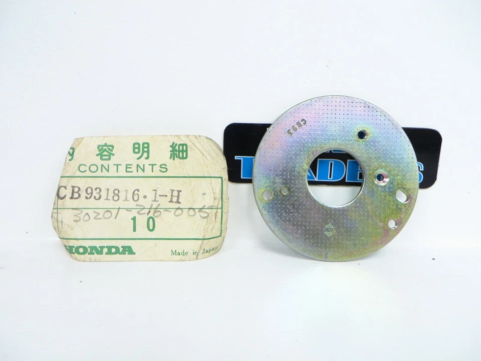 Placa base punto interruptor contacto encendido genuino Honda CA160 CA175 CB160 NUEVO DE STOCK Foto 1 de 1