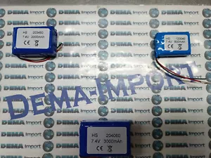 Batteria a litio ricaricabile 7.4V DOPPIA CELLA elettronica di controllo domotic - Foto 1 di 24