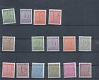 Germany Stamps.  West Saxony 1945 Numerals Lot Mh / Mnh.    (Ae065)