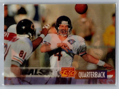 1995 PINNACLE SPORT FLIX CARD # 54 Steve Walsh - Chicago Bears - Image 1 of 2