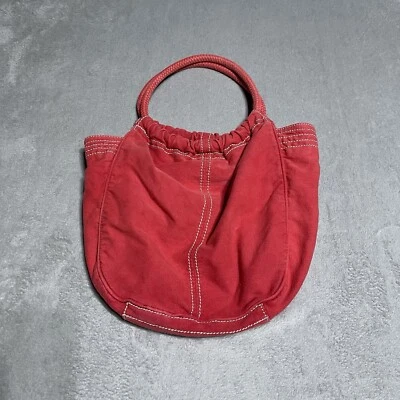 Vintage Y2K American Eagle Outfitters Purse Red Tote Bag Boho Hippie - Image 1 of 4
