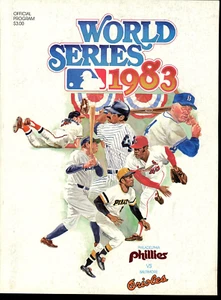1983 World Series Program - Philadelphia Phillies vs. Baltimore Orioles - Picture 1 of 2