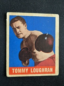 1948 Leaf Knock-Out tarjeta de boxeo # 27 de Tommy Loughran - Salón de la Corte (en muy buen estado/ex) - Imagen 1 de 3