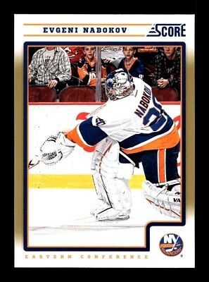 5-01-04 PWE . 2012-13 score panini GOLD #305 evgeni nabokov - Image 1 of 2