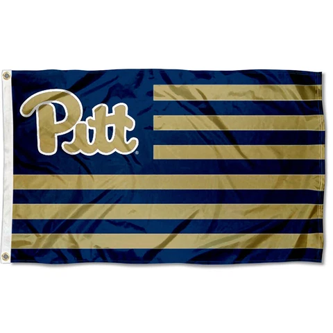 University of Pittsburgh Panthers Stars and Stripes Nation USA Flag Cover