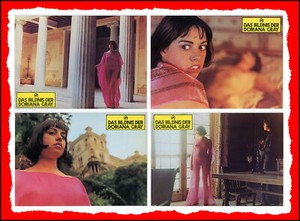 4 Orig German Lobby Cards Jess Franco 1976 Lina Romay Gothic Horror Doriana Grey