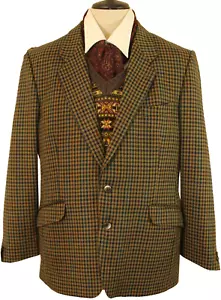 CHAQUETA DE TWEED VINTAGE BROOK TAVERNER SAXONY SUPREME PARA HOMBRE 42R MULTI CUADROS - Imagen 1 de 11
