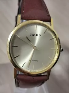 Rado Watch Quartz 33mm Men's Silver Dial Swiss Made Round 132.9509.2 Japan - Picture 1 of 7