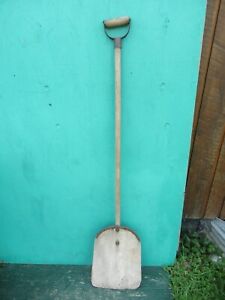 Vintage Wooden Shovel Farm Grain Snow Tool Measuring 56" Long