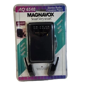 Magnavox Stereo Radio Cassette Player AQ 6540 Brand New Factory Sealed Vintage - Picture 1 of 4