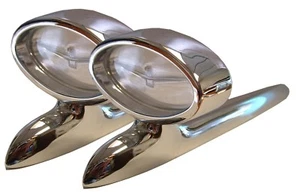 P/N 16178C  - 1960 FORD THUNDERBIRD FENDER ORNAMENTS (PAIR) - Picture 1 of 1