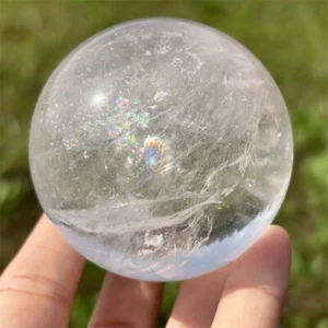 0.36kg Natural Clear quartz Ball Carved Reiki Crystal Sphere Decor Gift XQ2932 - Picture 1 of 12