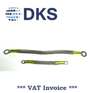Braided Earth Strap 90A Grounding Flexible Wire 300mm M6-M12 I 00124925 - Picture 1 of 4