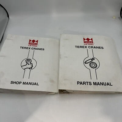 Terex Omega 18 Grúa Terreno Áspero Tienda Piezas Catálogo Manual Libro (2 Carpetas) Foto 1 de 4