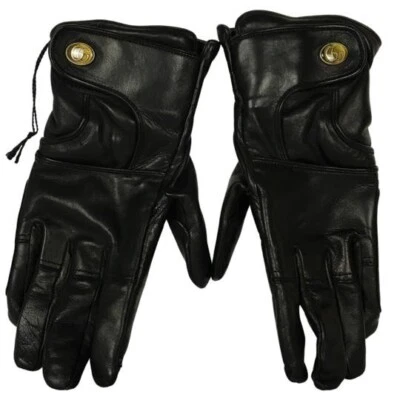Gucci Men's Black Leather Gloves Sz 9.5 (M) 195/215mm 21.5cm Winter - Image 1 of 4